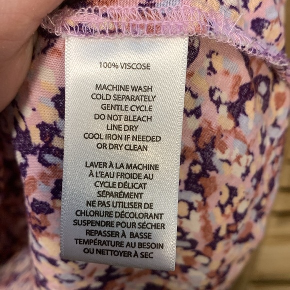 Beach Lunch Lounge Collection Button Down Blouse M - Picture 7 of 8